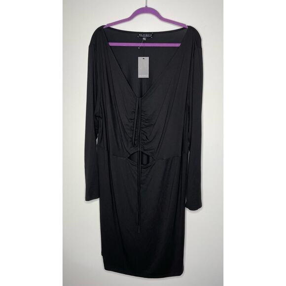 Eloquii NWT Black Dress 26 - Picture 2 of 7